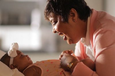 Karen with grand daughter